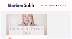 Desktop Screenshot of mariamsobh.com