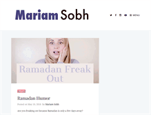 Tablet Screenshot of mariamsobh.com
